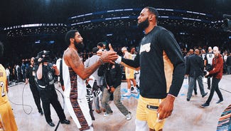 Next Story Image: LeBron James on whether Kyrie Irving can help Lakers: 'Duh'